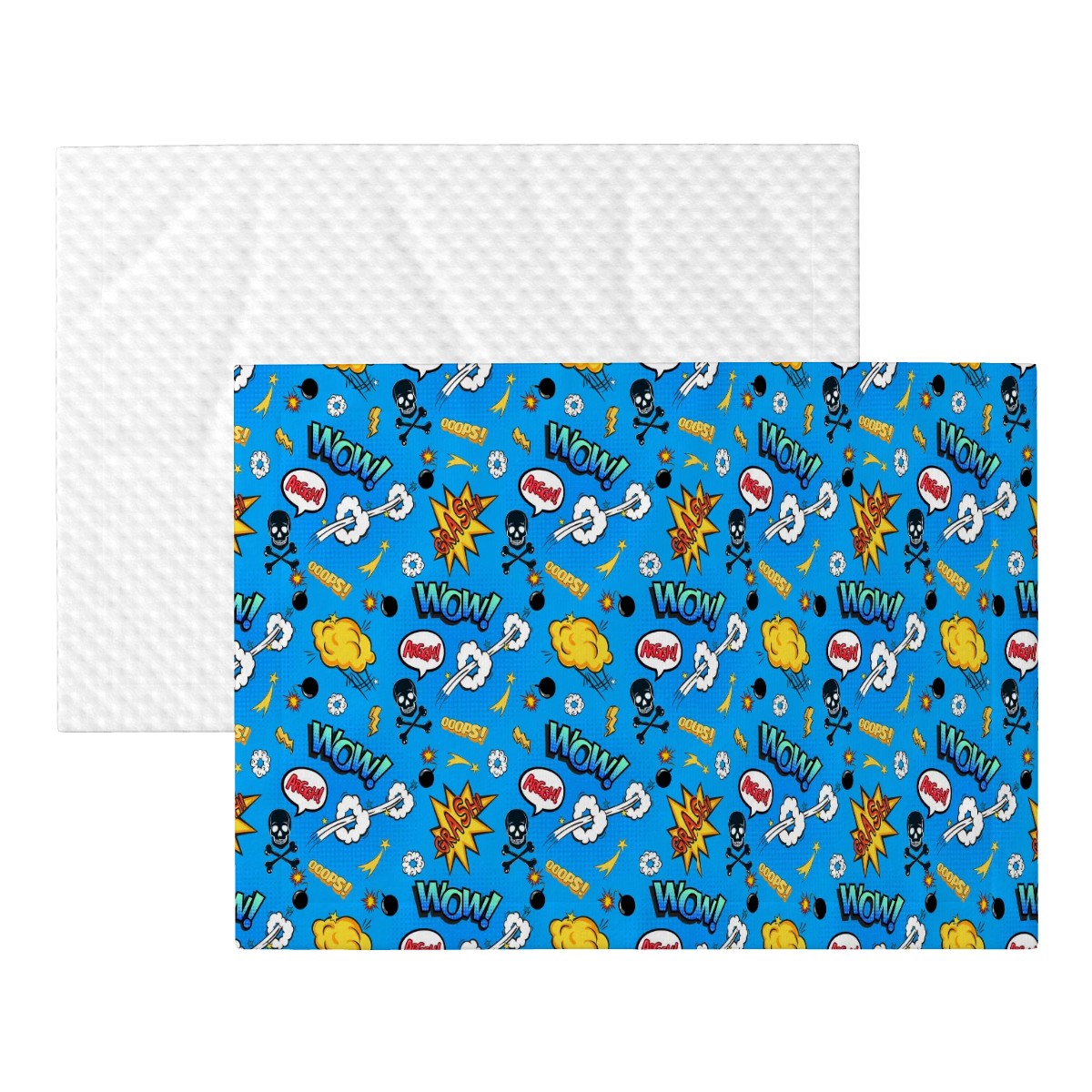 Pet Blanket Blue Comic