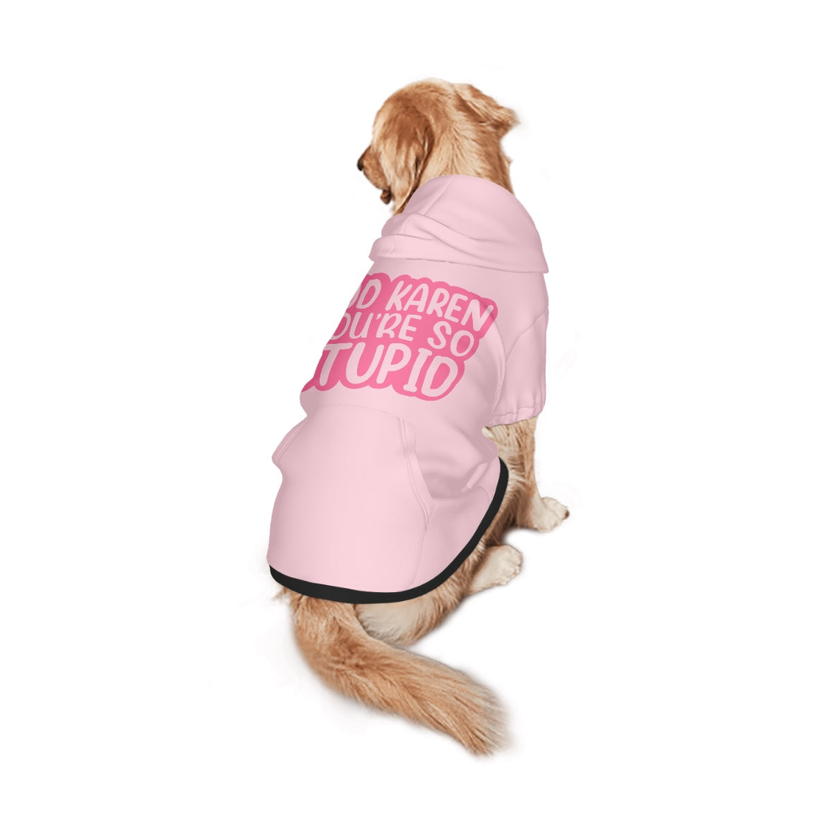 OMG Karen Large Pet Hoodie (Pink)