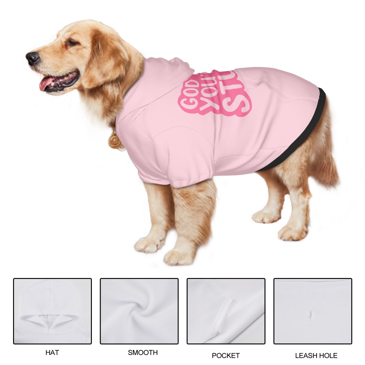 OMG Karen Large Pet Hoodie (Pink)