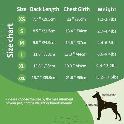 Small pet Hoodie-Dog spells LOVE (Green)