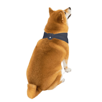 Dog spells LOVE pet bandanna-(Heather Navy)