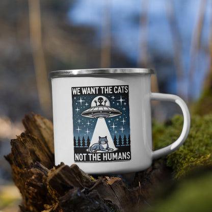 We want the Cats Enamel Mug