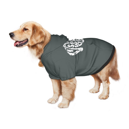 Large Dog Hoodie time spent with dogs is never wasted (Heather Green)